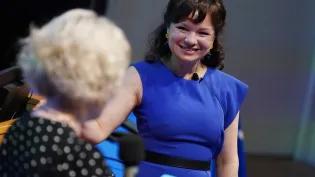 Olga Maksimova, founder of Lovat Compliance, a tax tool for cross-border e-commerce, speaks with attendees