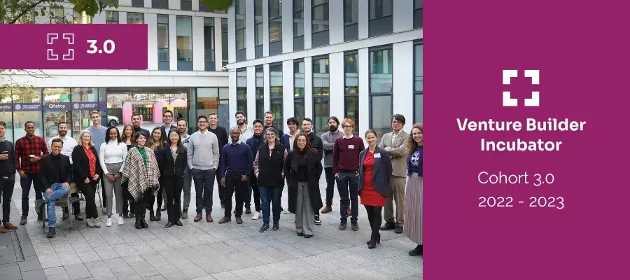 Venture Builder Incubator 3.0 Cohort Group Photo