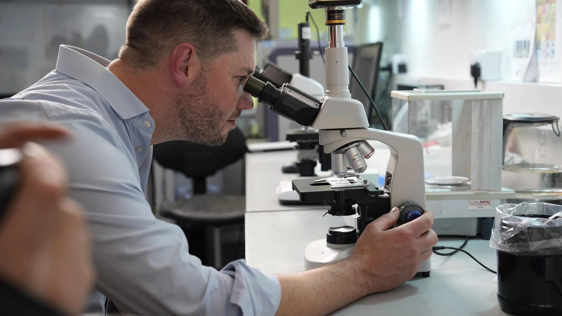 Sophie Gerrard photo of Mialgae scientist