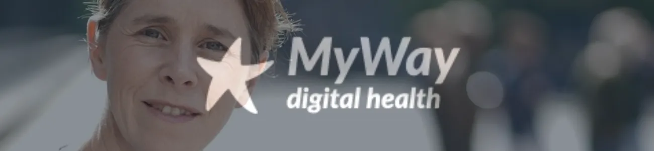 decorative image of the myway digital health logo