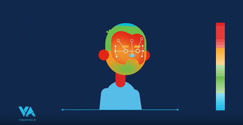 SenseDistress illustration of cartoon man with heat detection